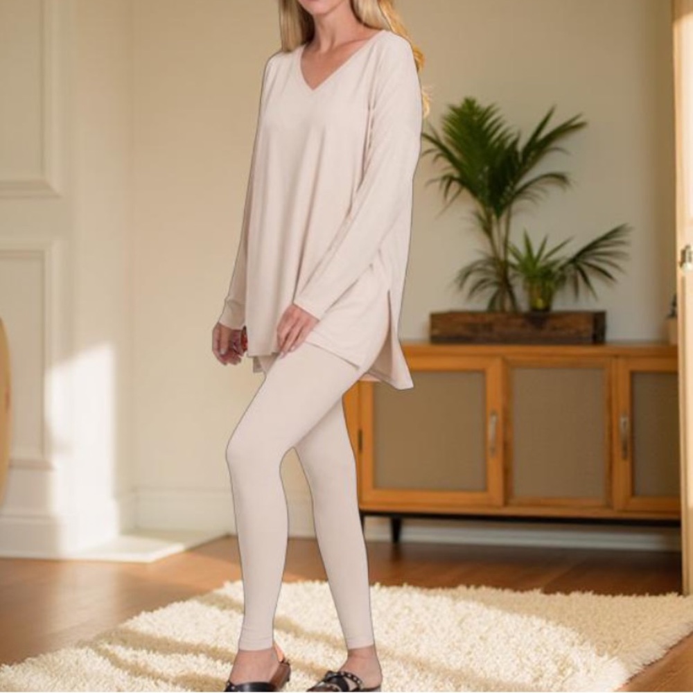 Pajama Set Zenana Lounge Wear Set Creamy buttery soft New Boutique